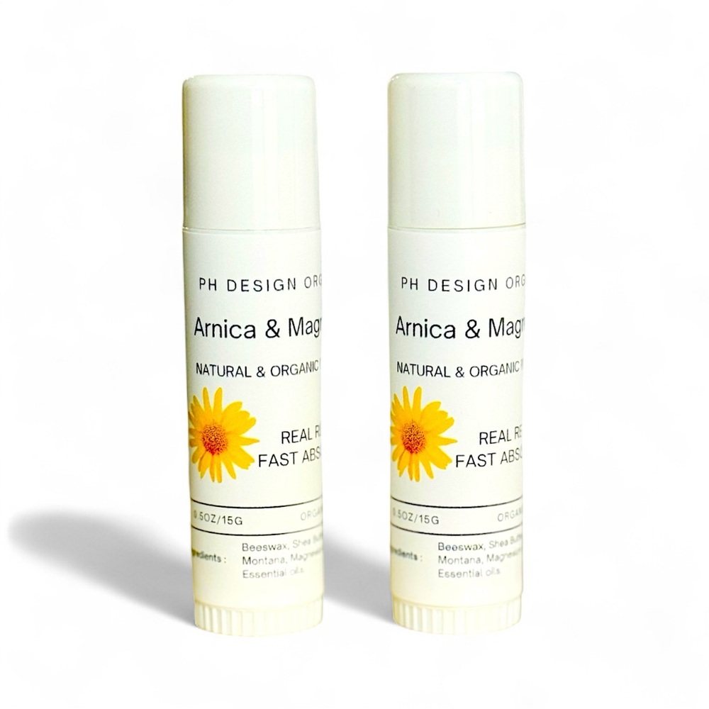 Organic Magnesium‎ & Arnica Pain Relief Stick Natural Athletic Recovery  0.5